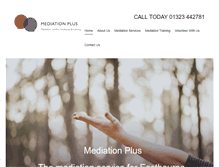 Tablet Screenshot of mediation-plus.org.uk